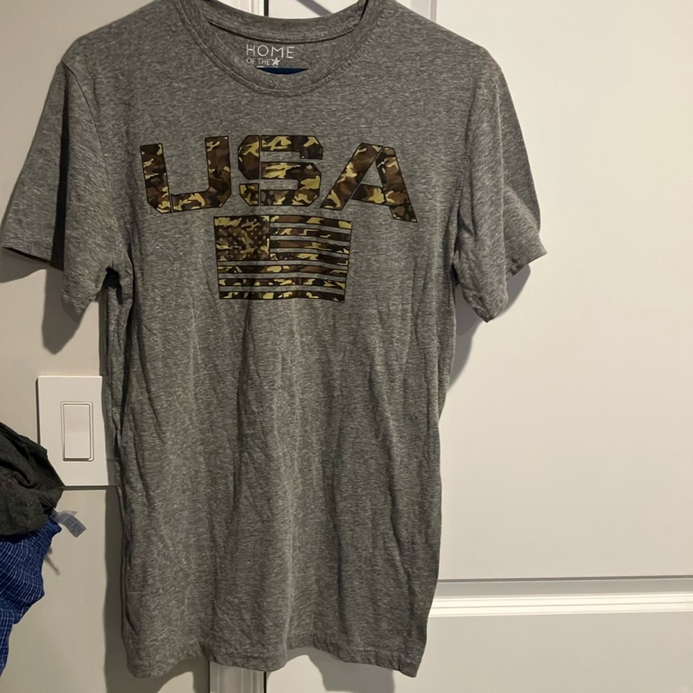 Home of the Brave USA Graphic T-Shirt